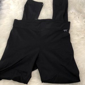 HIGH RISE BLACK PINK LEGGINGS